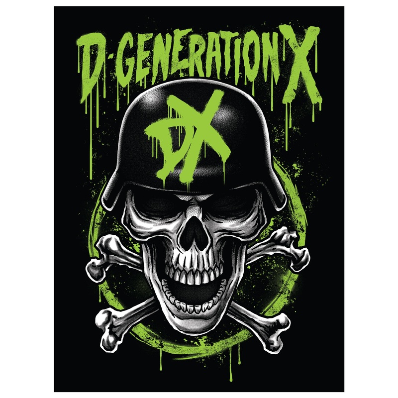D-Generation X – Peel & Stick Poster – Official WWE – Reusable Vinyl Wall Decal #1