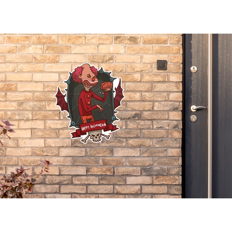 Halloween: Clowns Brains Alumigraphic        –      Outdoor Graphic