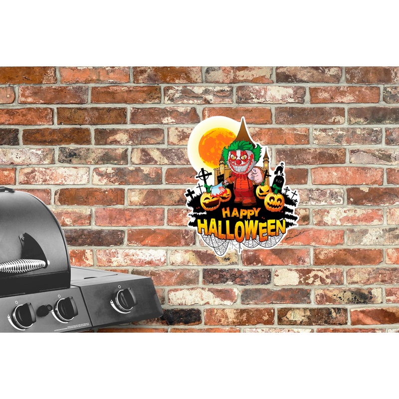Halloween: Clowns Creepy Alumigraphic        –      Outdoor Graphic
