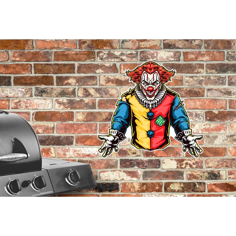 Halloween: Clowns Open Arms Alumigraphic        –      Outdoor Graphic