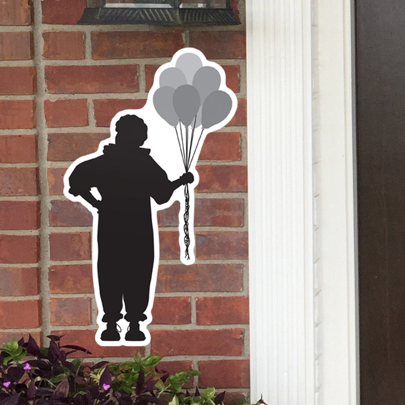 Halloween: Clowns Silhouette Alumigraphic        –      Outdoor Graphic