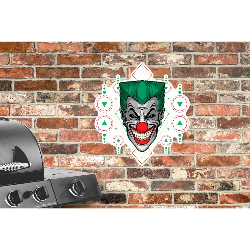 Halloween: Clowns Smiling Alumigraphic        –      Outdoor Graphic