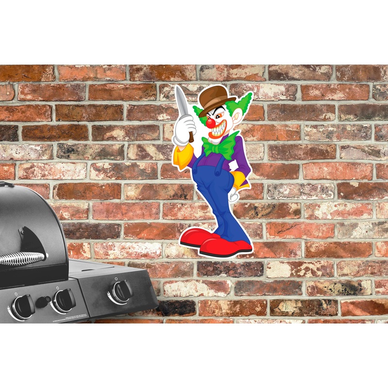 Halloween: Clowns Thinking Alumigraphic        –      Outdoor Graphic