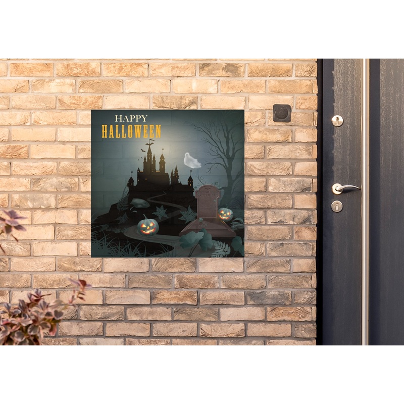 Halloween:  Far Away Castle Alumigraphic        –      Outdoor Graphic