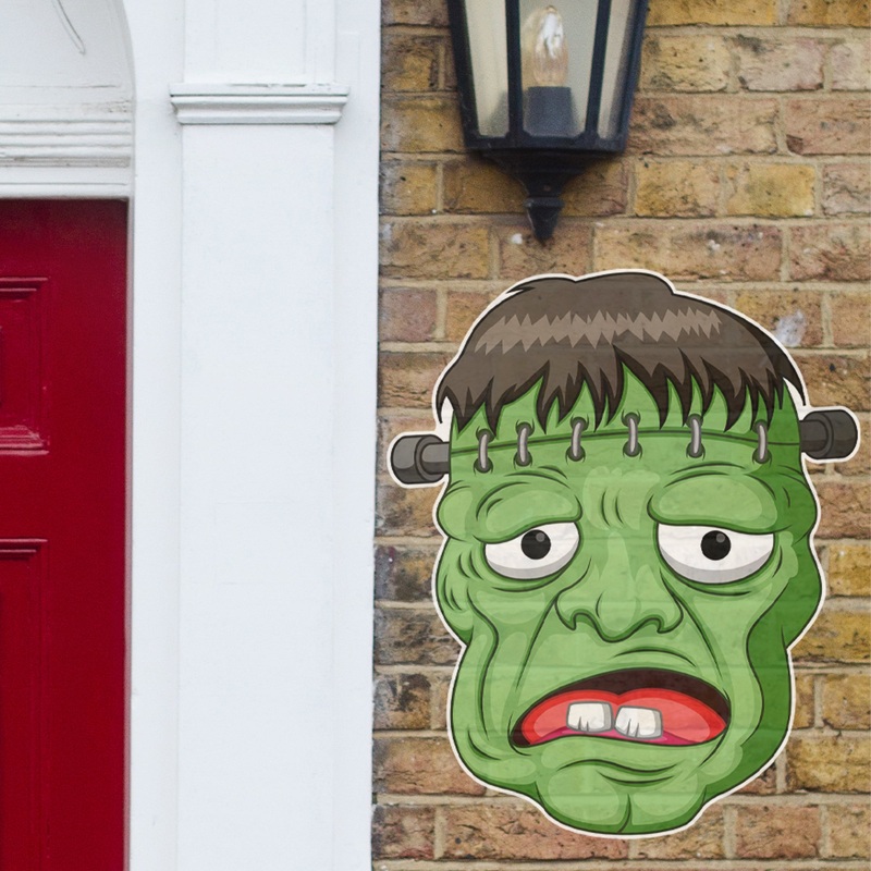 Halloween: Frankenstein Head Alumigraphic        –      Outdoor Graphic