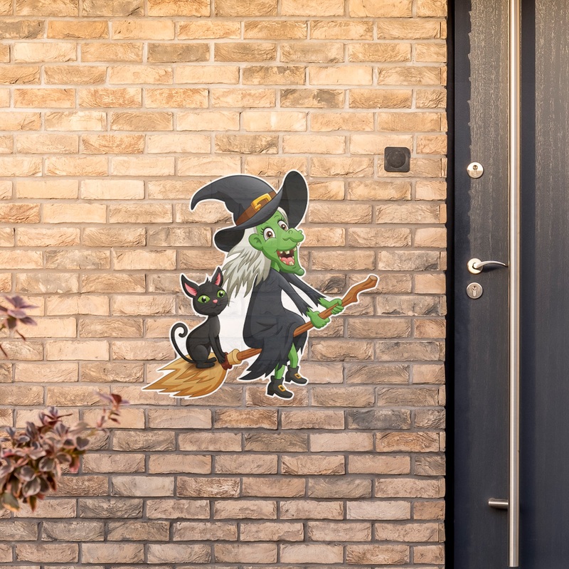 Halloween: Green Witch Alumigraphic        –      Outdoor Graphic
