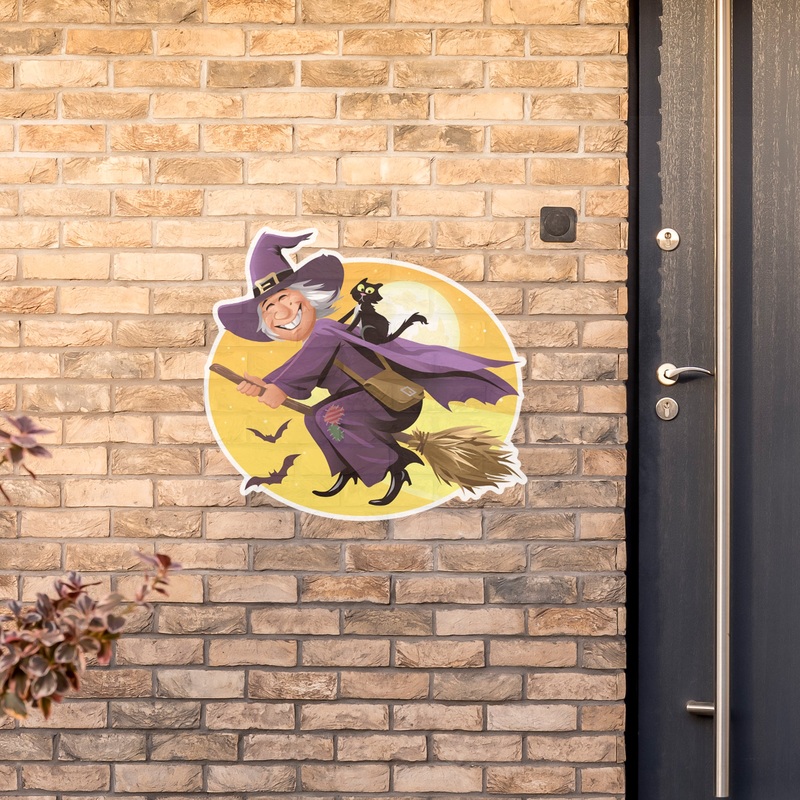 Halloween: Happy Witch Alumigraphic        –      Outdoor Graphic