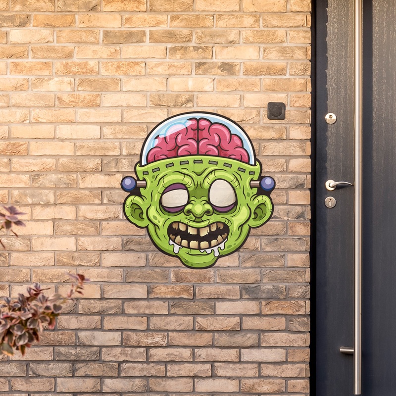 Halloween: Pink Brain Alumigraphic        –      Outdoor Graphic
