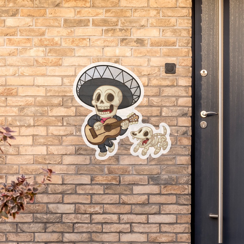 Halloween:  Playing the Guitar Alumigraphic        –      Outdoor Graphic