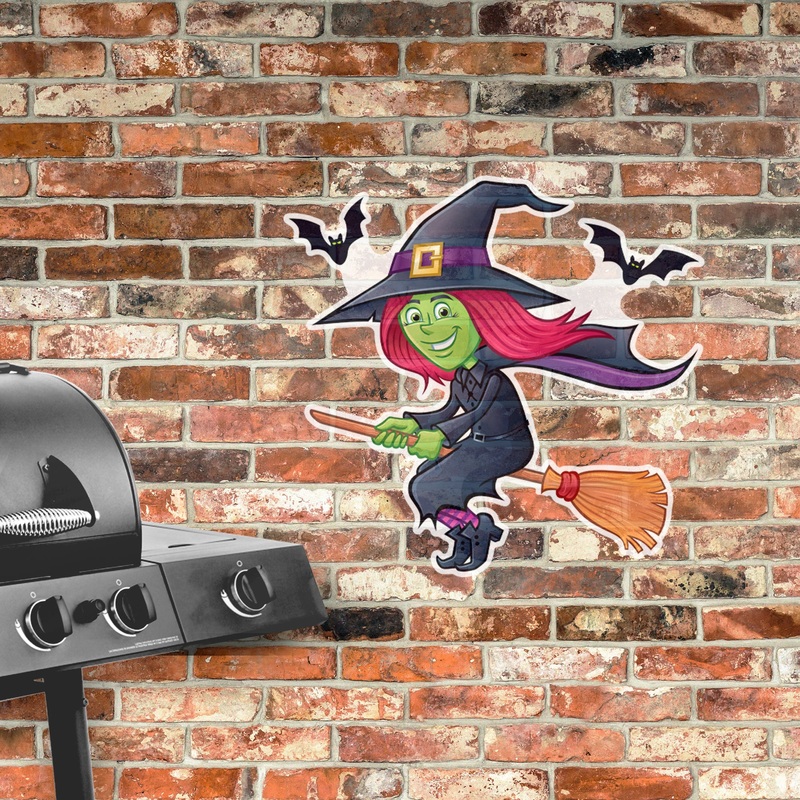 Halloween: Redhead Witch Alumigraphic        –      Outdoor Graphic