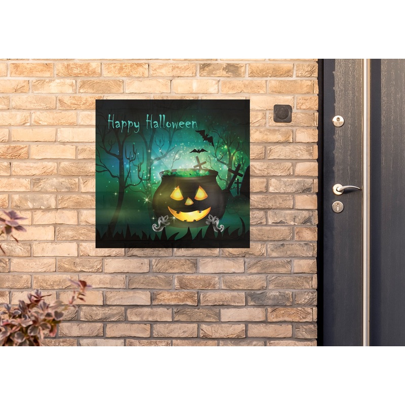 Halloween: Witch’s Pot Alumigraphic        –      Outdoor Graphic