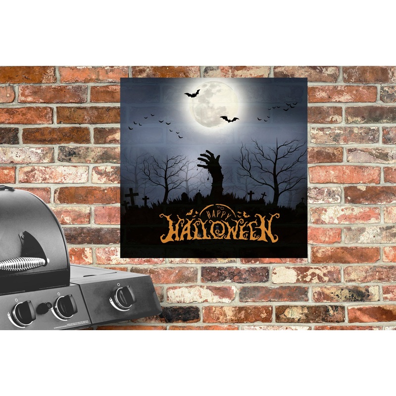 Halloween: Zombie Hand Graveyard Alumigraphic        –      Outdoor Graphic