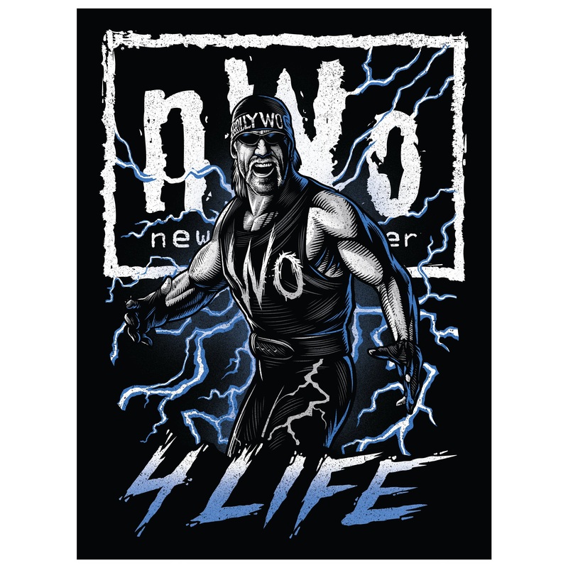 Hulk Hogan – NWO – Peel & Stick Poster – Official WWE – Reusable Vinyl Wall Decal