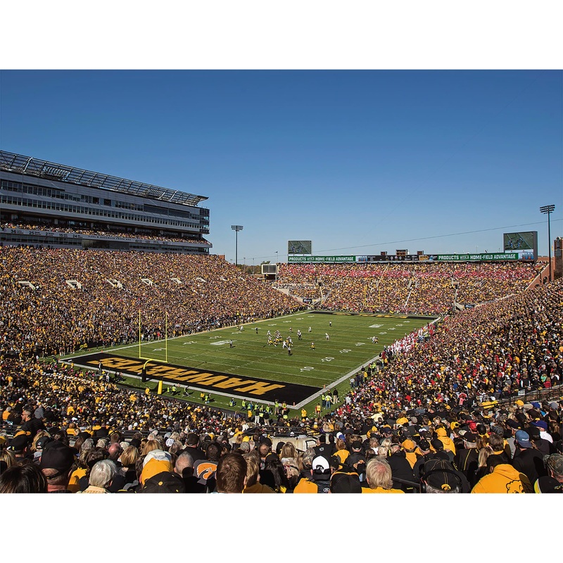 Iowa Hawkeyes – Kinnick Stadium Corner View – Peel & Stick Poster – Official NCAA – Reusable Vinyl Wall Decal