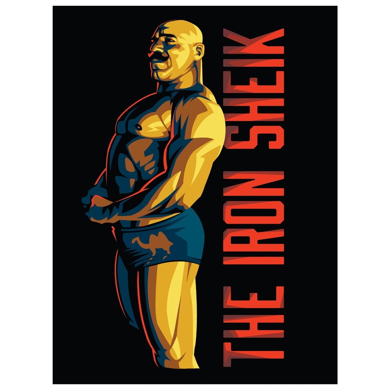 Iron Sheik – Peel & Stick Poster – Official WWE – Reusable Vinyl Wall Decal
