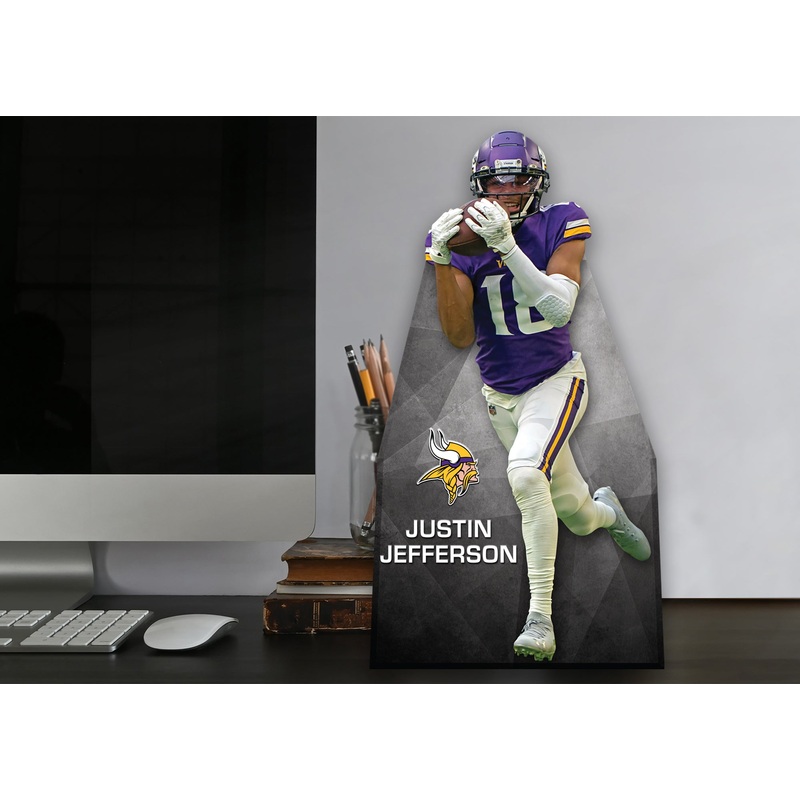 Justin Jefferson – Mini Stand Out – Official NFL – Minnesota Vikings – Cardstock Cutout