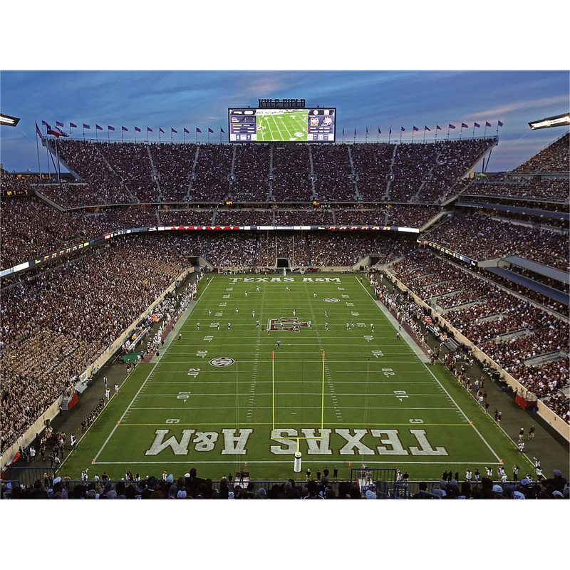 Kyle Field – Peel & Stick Poster – Official NCAA – Texas A&M Aggies – Reusable Vinyl Wall Decal