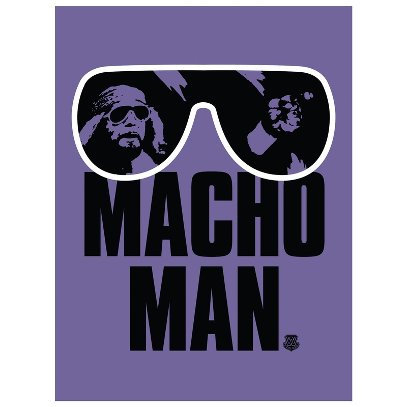 Macho Man Randy Savage – Peel & Stick Poster – Official WWE – Reusable Vinyl Wall Decal