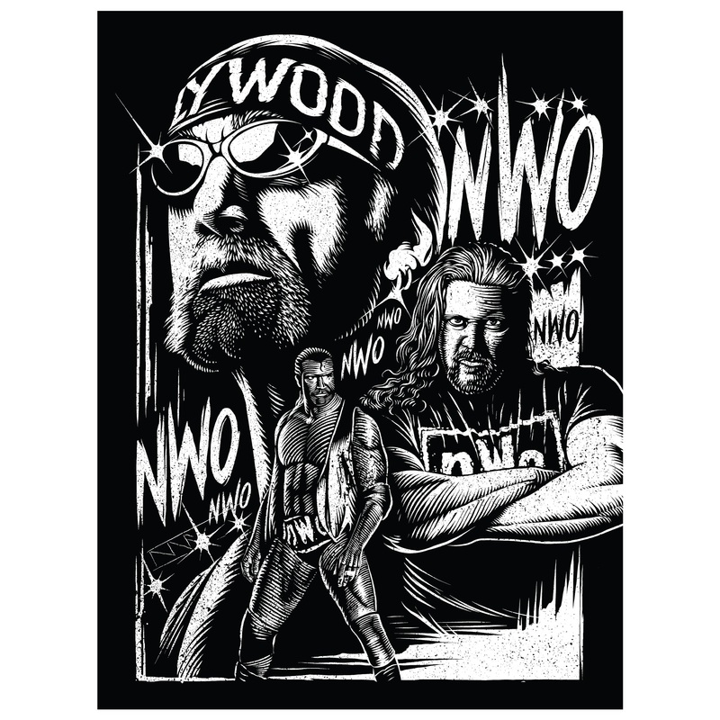 New World Order – Peel & Stick Poster – Official WWE – Reusable Vinyl Wall Decal #1