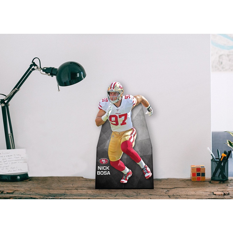 Nick Bosa – Mini Stand Out – Official NFL – San Francisco 49ers – Cardstock Cutout