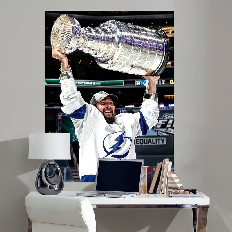 Nikita Kucherov – 2020 Stanley Cup – Peel & Stick Poster – Official NHL – Tampa Bay Lightning – Reusable Vinyl Wall Decal