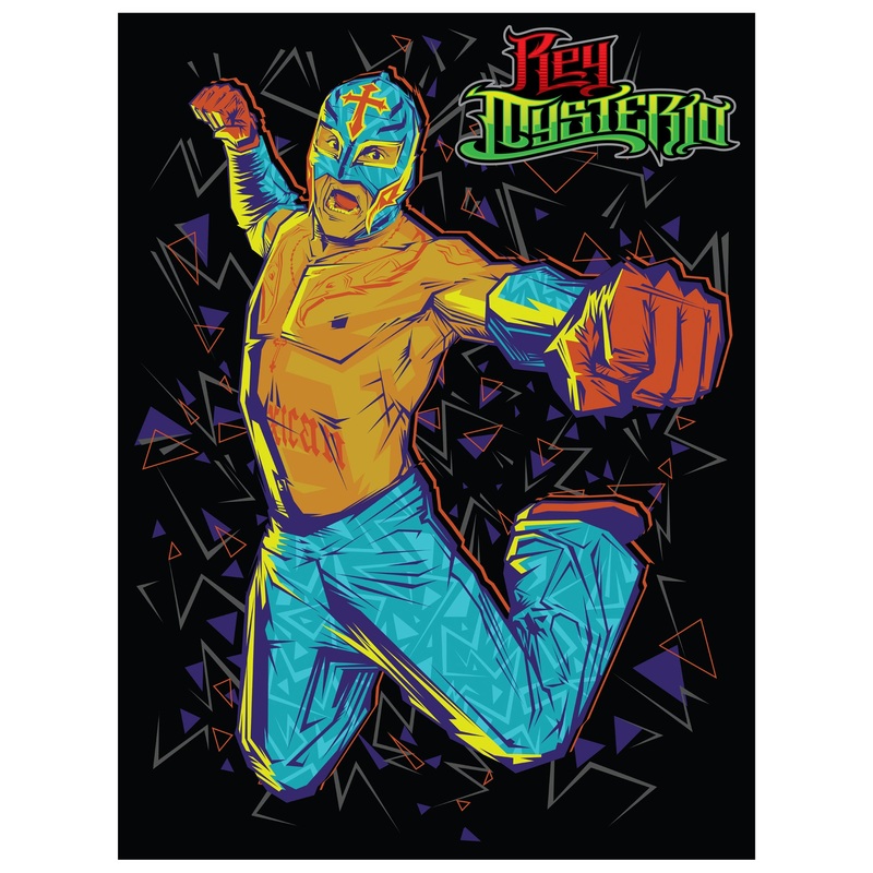 Rey Mysterio – Peel & Stick Poster – Official WWE – Reusable Vinyl Wall Decal #2