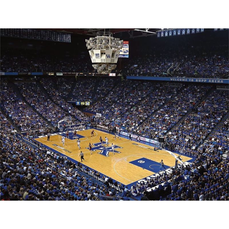 Rupp Arena Corner View – Peel & Stick Poster – Official NCAA – Kentucky Wildcats – Reusable Vinyl Wall Decal