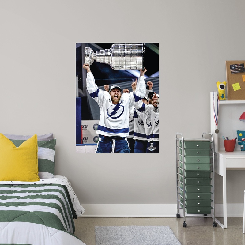 Steven Stamkos – 2020 Stanley Cup – Peel & Stick Poster – Official NHL – Tampa Bay Lightning – Reusable Vinyl Wall Decal