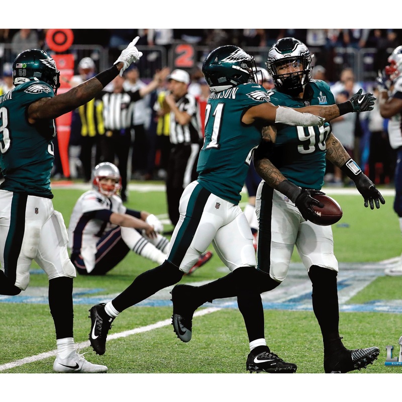 Super Bowl 52 Turnover Celebration – Peel & Stick Poster – Official NFL – Philadelphia Eagles – Reusable Vinyl Wall Decal