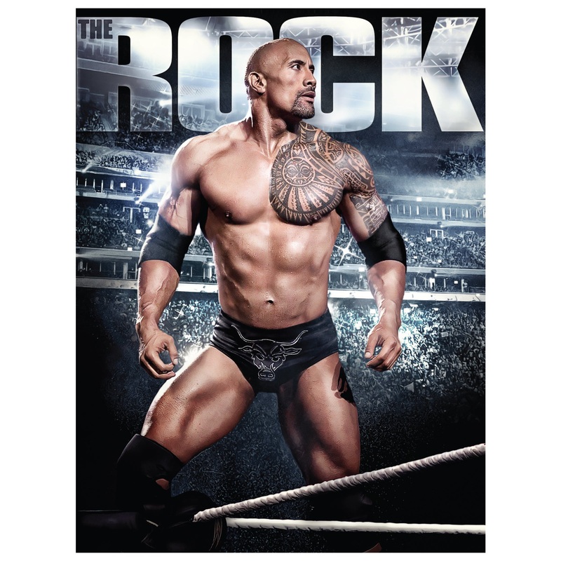 The Rock – Peel & Stick Poster – Official WWE – Reusable Vinyl Wall Decal