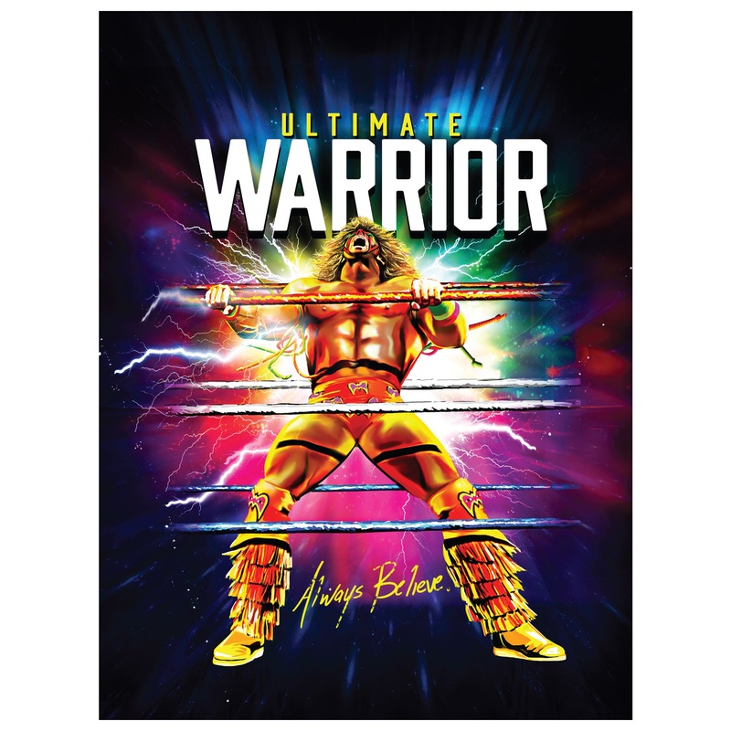 Ultimate Warrior – Peel & Stick Poster – Official WWE – Reusable Vinyl Wall Decal