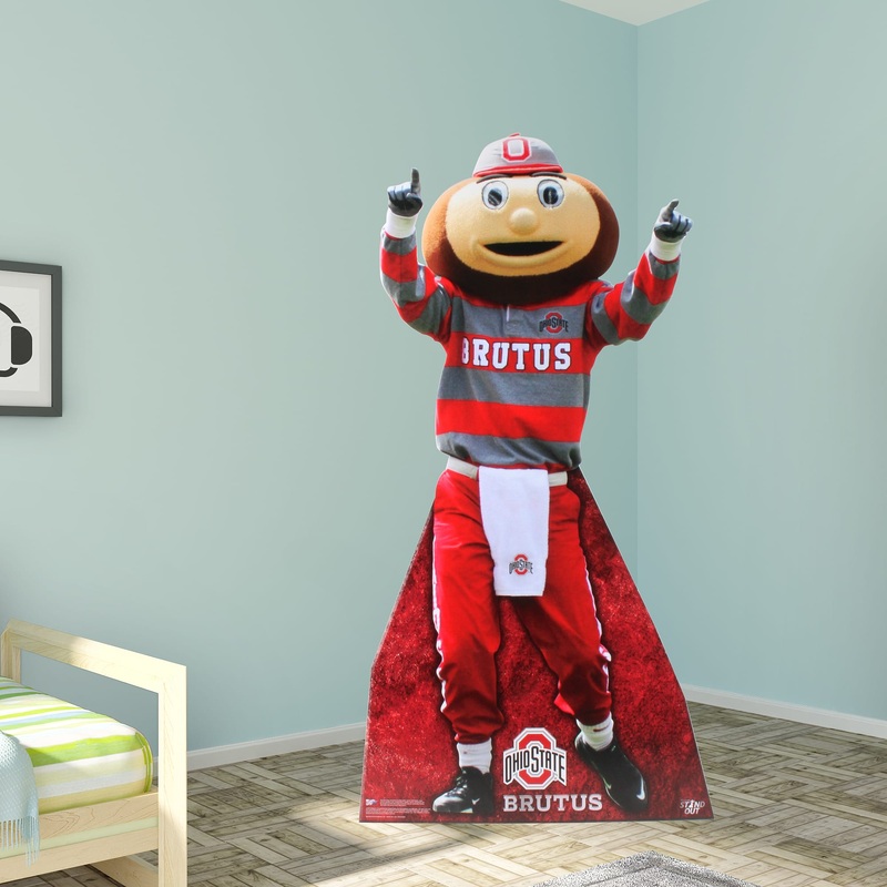 Brutus – Life-Size Stand Out – Official NCAA – Ohio State Buckeyes – Foam Core Cutout