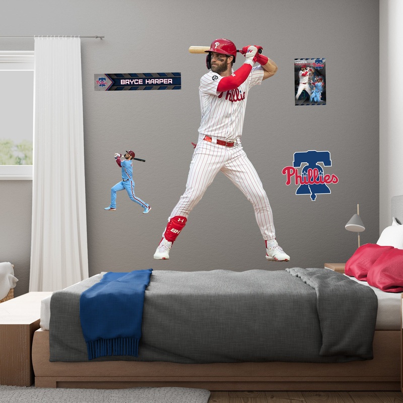 Bryce Harper – RealBig Collection – Official MLB – Philadelphia Phillies – Reusable Vinyl Wall Decals #2