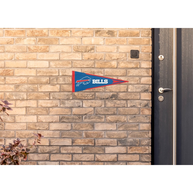 Buffalo Bills – Pennant – Outdoor Wall Decal – Official NFL – Scratch Resistant Alumigraphics Smooth