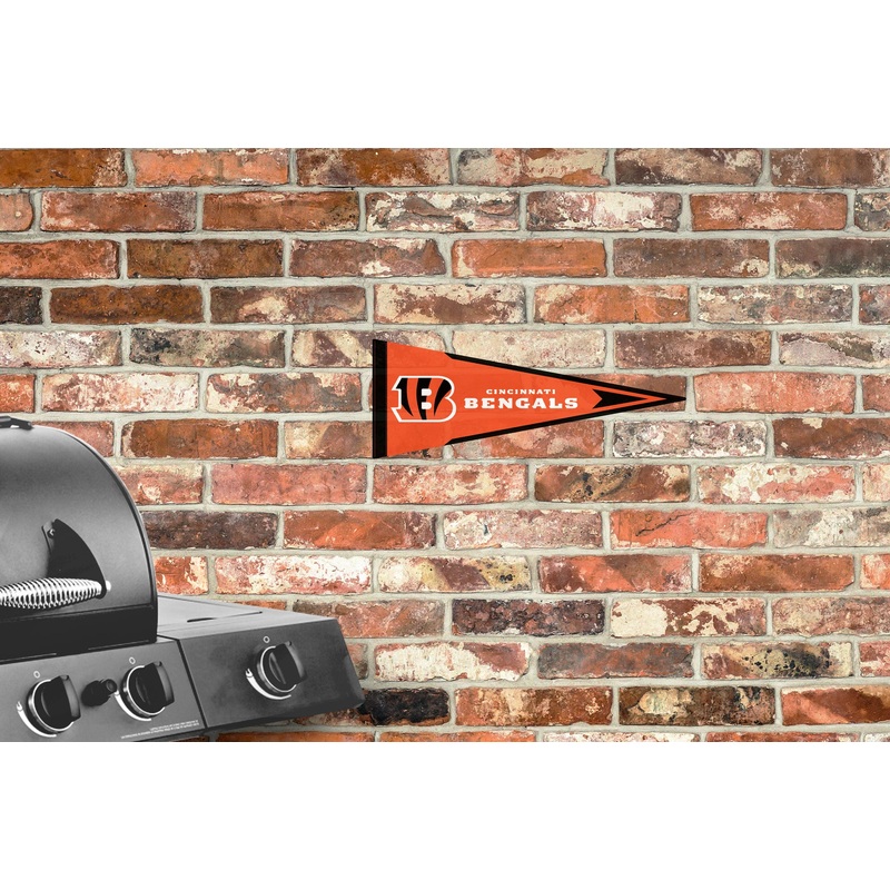 Cincinnati Bengals – Pennant – Outdoor Wall Decal – Official NFL – Scratch Resistant Alumigraphics Smooth