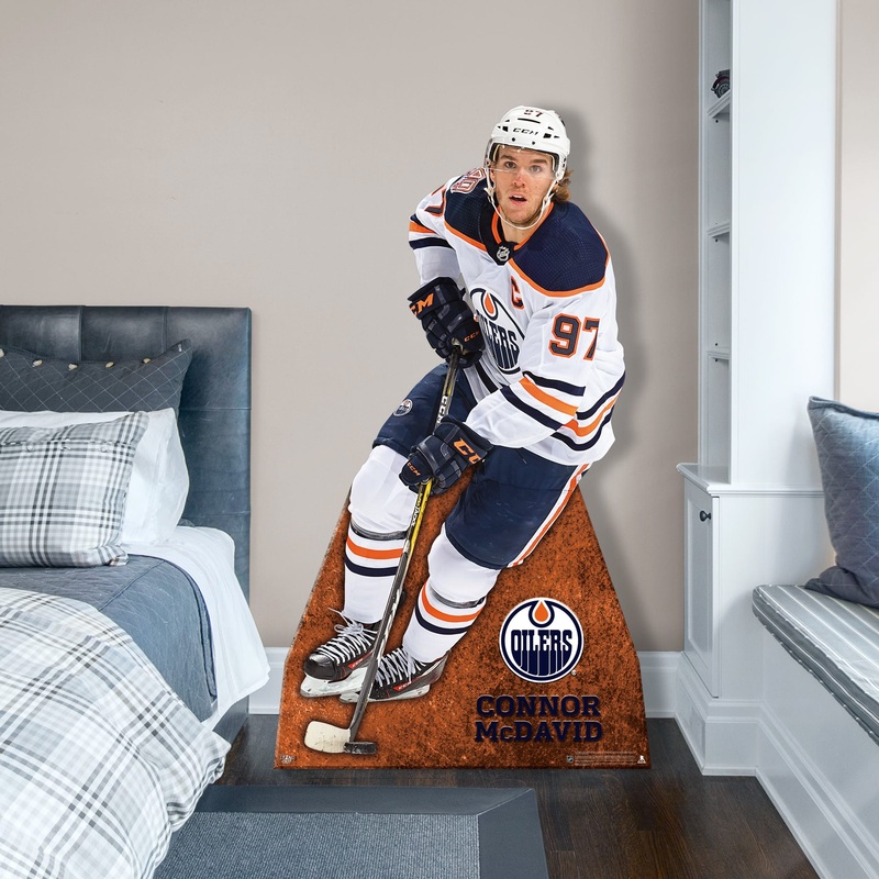 Connor McDavid – Life-Size Stand Out – Official NHL – Edmonton Oilers – Foam Core Cutout