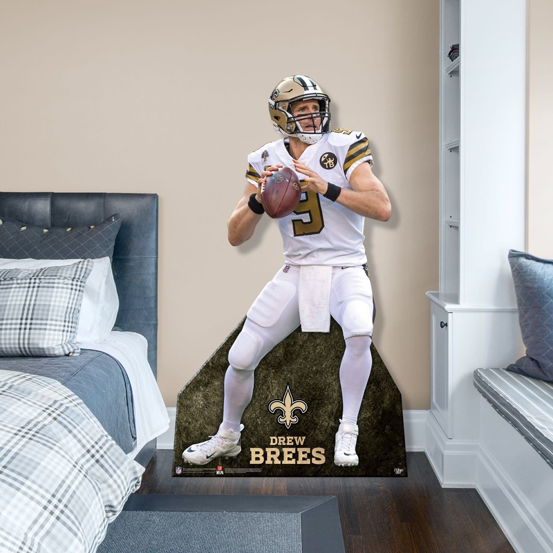 Drew Brees – Life-Size Stand Out – Official NFL – New Orleans Saints – Foam Core Cutout