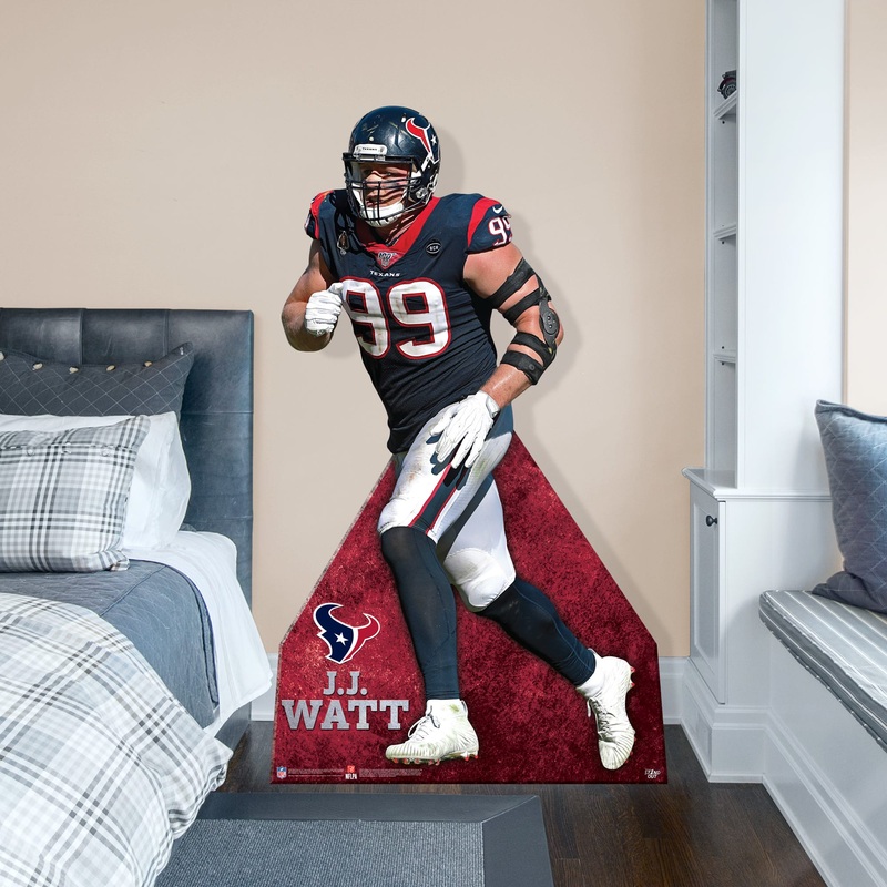 J.J. Watt – Life-Size Stand Out – Official NFL – Houston Texans – Foam Core Cutout
