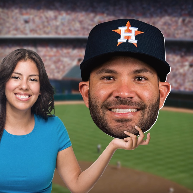 Jos Altuve – Big Head – Official MLB – Houston Astros – Foam Core Cutout