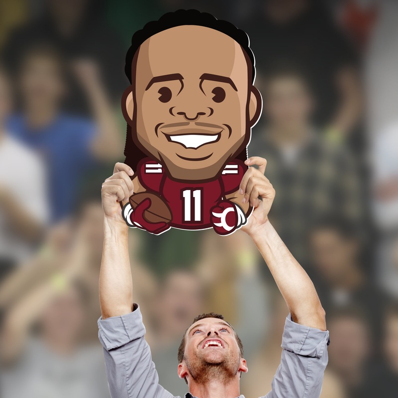 Larry Fitzgerald Emoji – Big Head – Official NFL – Arizona Cardinals – Foam Core Cutout