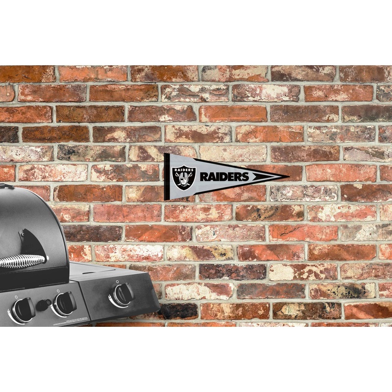 Las Vegas Raiders – Pennant – Outdoor Wall Decal – Official NFL – Scratch Resistant Alumigraphics Smooth