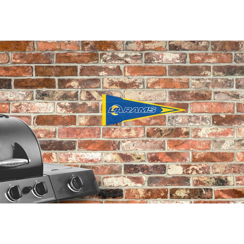 Los Angeles Rams – Pennant – Outdoor Wall Decal – Official NFL – Scratch Resistant Alumigraphics Smooth