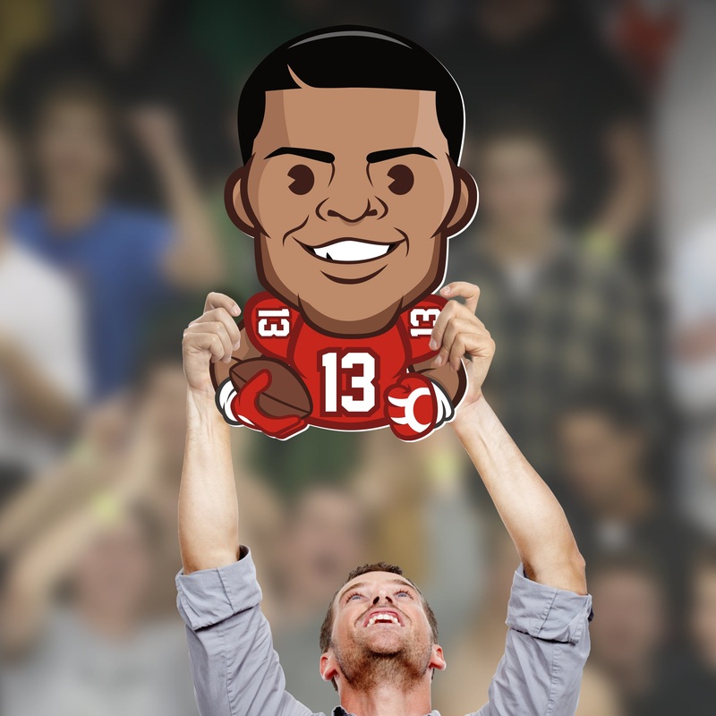 Mike Evans Emoji – Big Head – Official NFL – Tampa Bay Buccaneers – Foam Core Cutout