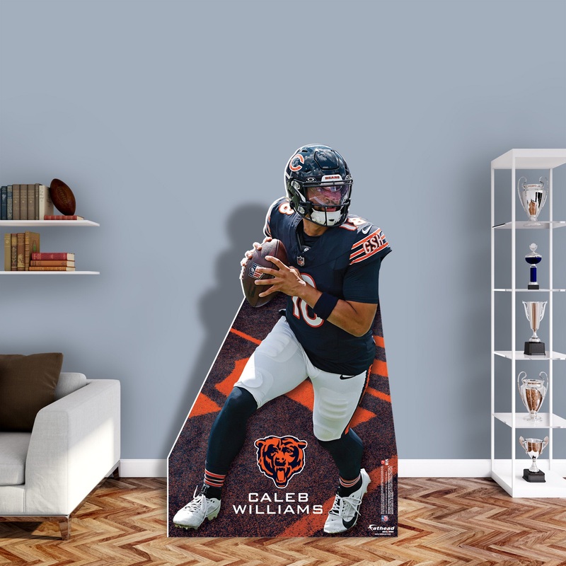 Caleb Williams – Life-Size Stand Out – Official NFL – Chicago Bears – Foam Core Cutout