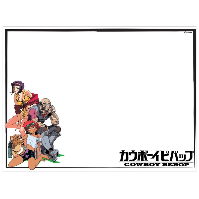 Cowboy Bebop – Group – Dry Erase Wall Decal – Official Funimation – Reusable Vinyl Wall Decal