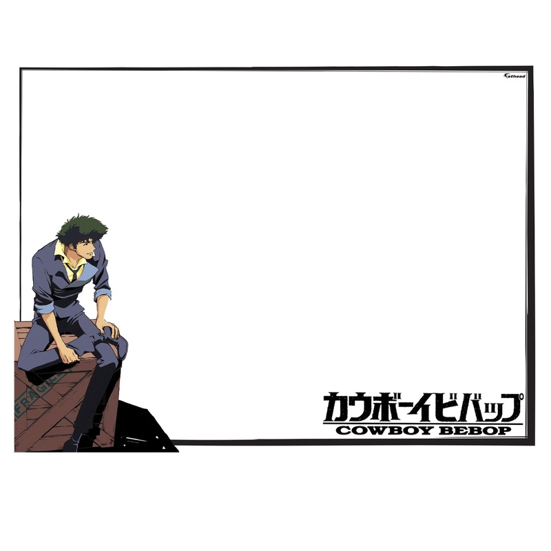 Cowboy Bebop – Spike Crate – Dry Erase Wall Decal – Official Funimation – Reusable Vinyl Wall Decal