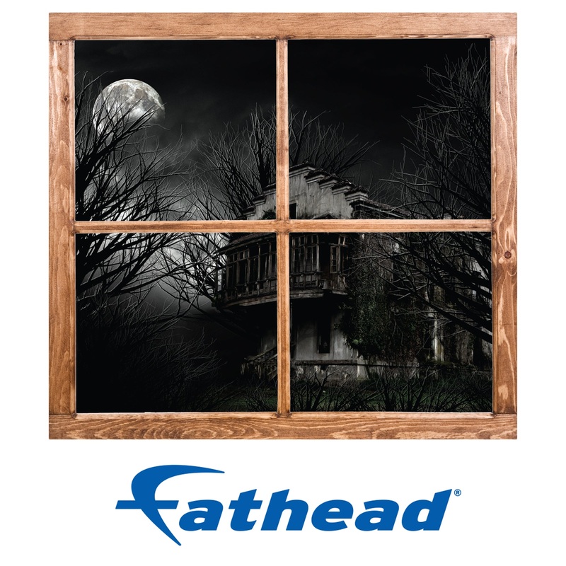 Halloween:  Pond Icon Instant Windows        –   Removable Wall   Adhesive Decal