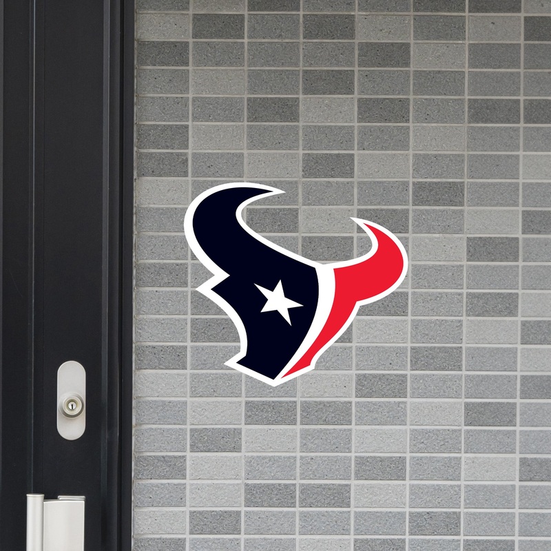 Houston Texans – Logo – Outdoor Wall Decals – Official NFL – Scratch Resistant Alumigraphics Smooth