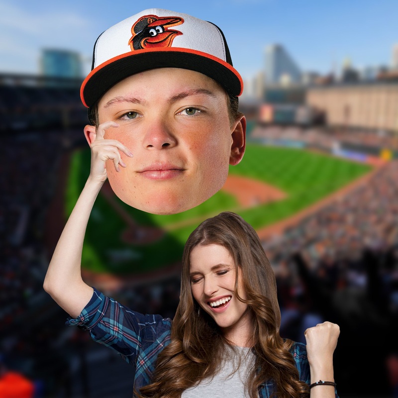 Jackson Holliday – Big Head – Official MLB – Baltimore Orioles – Foam Core Cutout