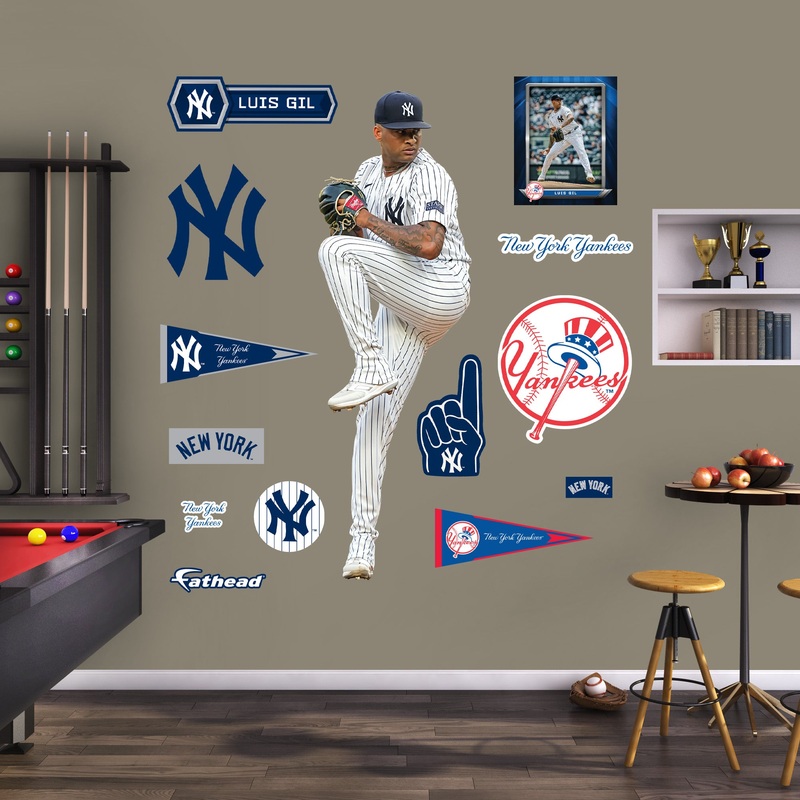 Luis Gil – RealBig Collection – Official MLB – New York Yankees – Reusable Vinyl Wall Decals